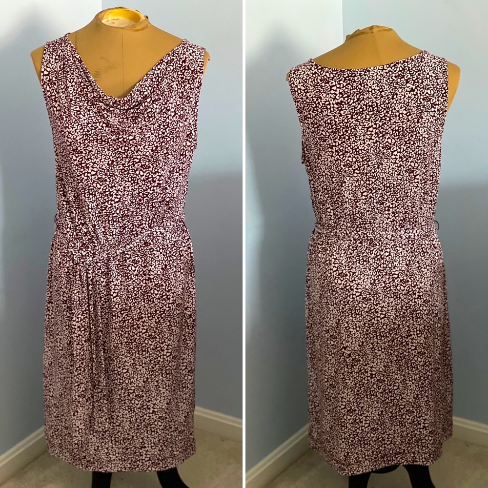 Banana Republic stretch jersey sleeveless dress with elastic waist- size M